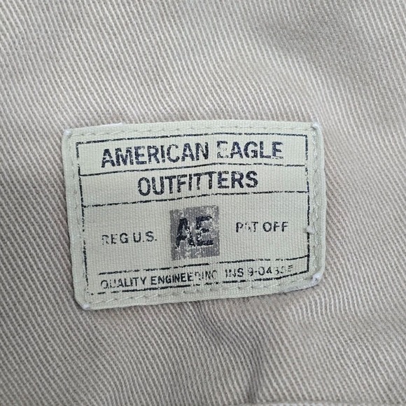 VTG American Eagle Mens Pants 33x30 (Fits 30x29) Military Cargo Pants Y2K Grunge - Picture 9 of 14